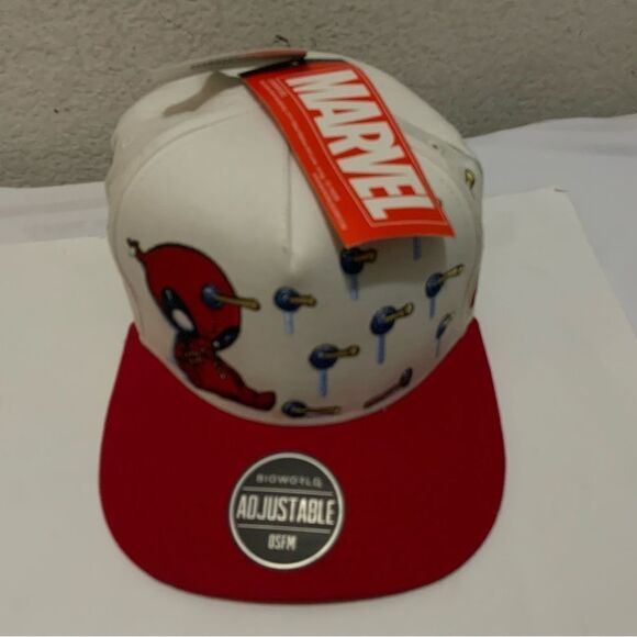 NWT Deadpool by Skottie Young Snapback Hat Marvel - Picture 2 of 5